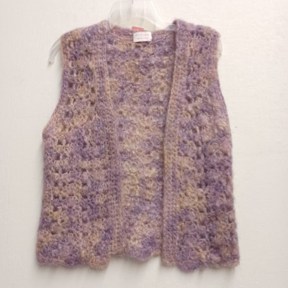 vintage homemade vest by Cheri Garland, size m